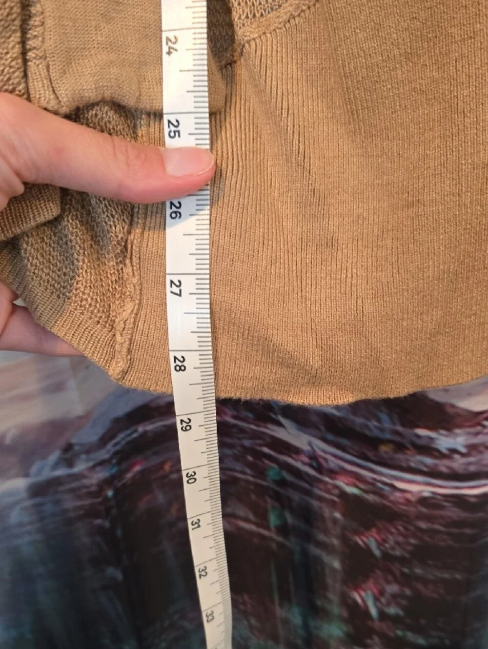 Express Open-Front Camel/Tan Lightweight Cardigan